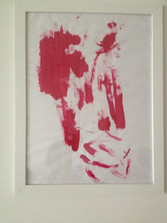 Leila's pink painting