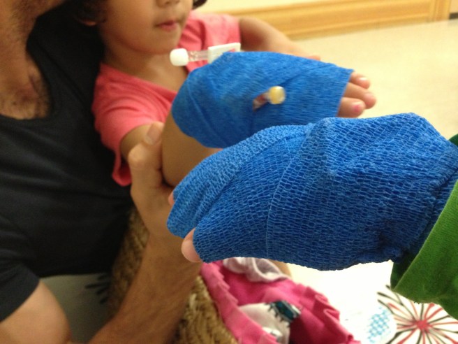 Leila's Paw and Rahul's Boxing Glove